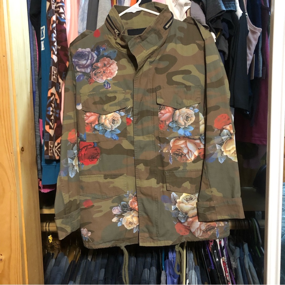 Small oversized army jacket